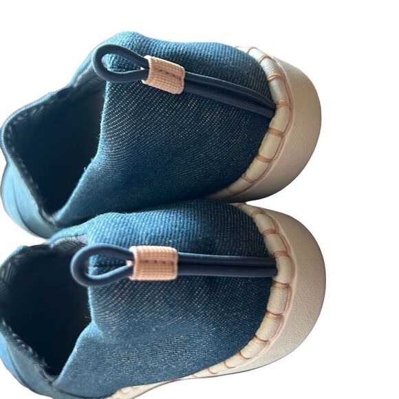 Clarks Step Cali Coast Denim Blue Slip On Loafers Comfort Casual Shoes - Picture 5 of 7